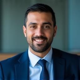 Portrait of Omar Al-Mansoori, CEO of Zenith Audio Solutions